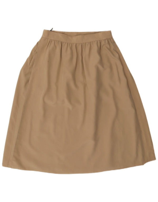 Hucke Falda acampanada de cintura alta para mujer EU 40 Medium W27 Beige