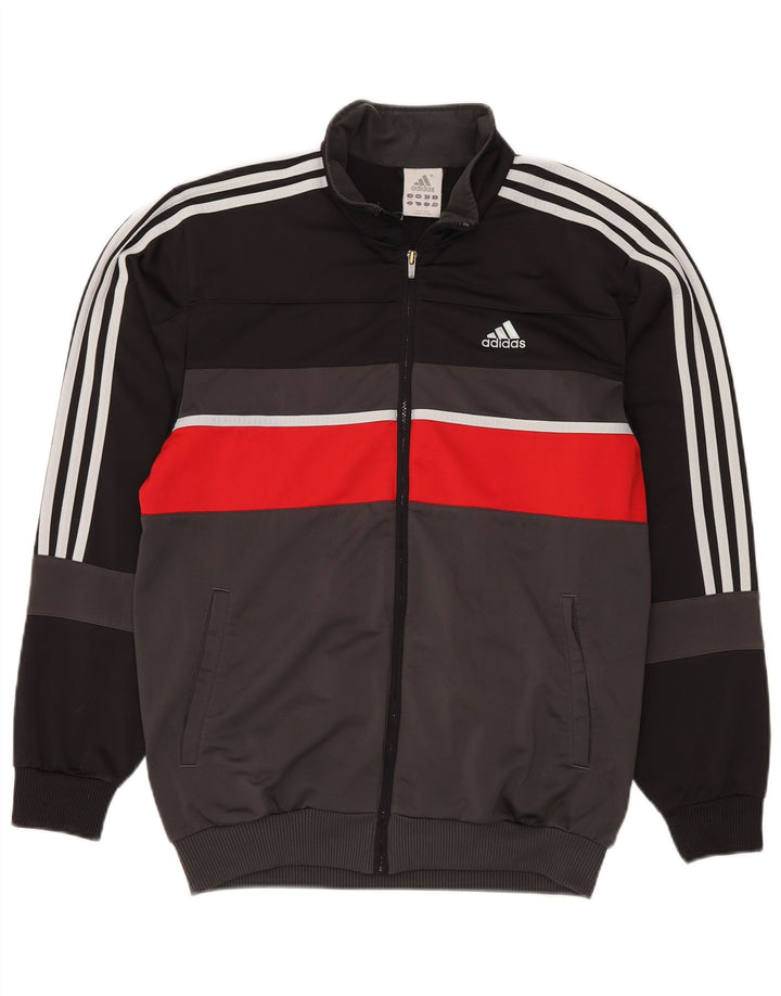 Adidas - Chaqueta de chándal para hombre, talla 38/40, color negro mediano