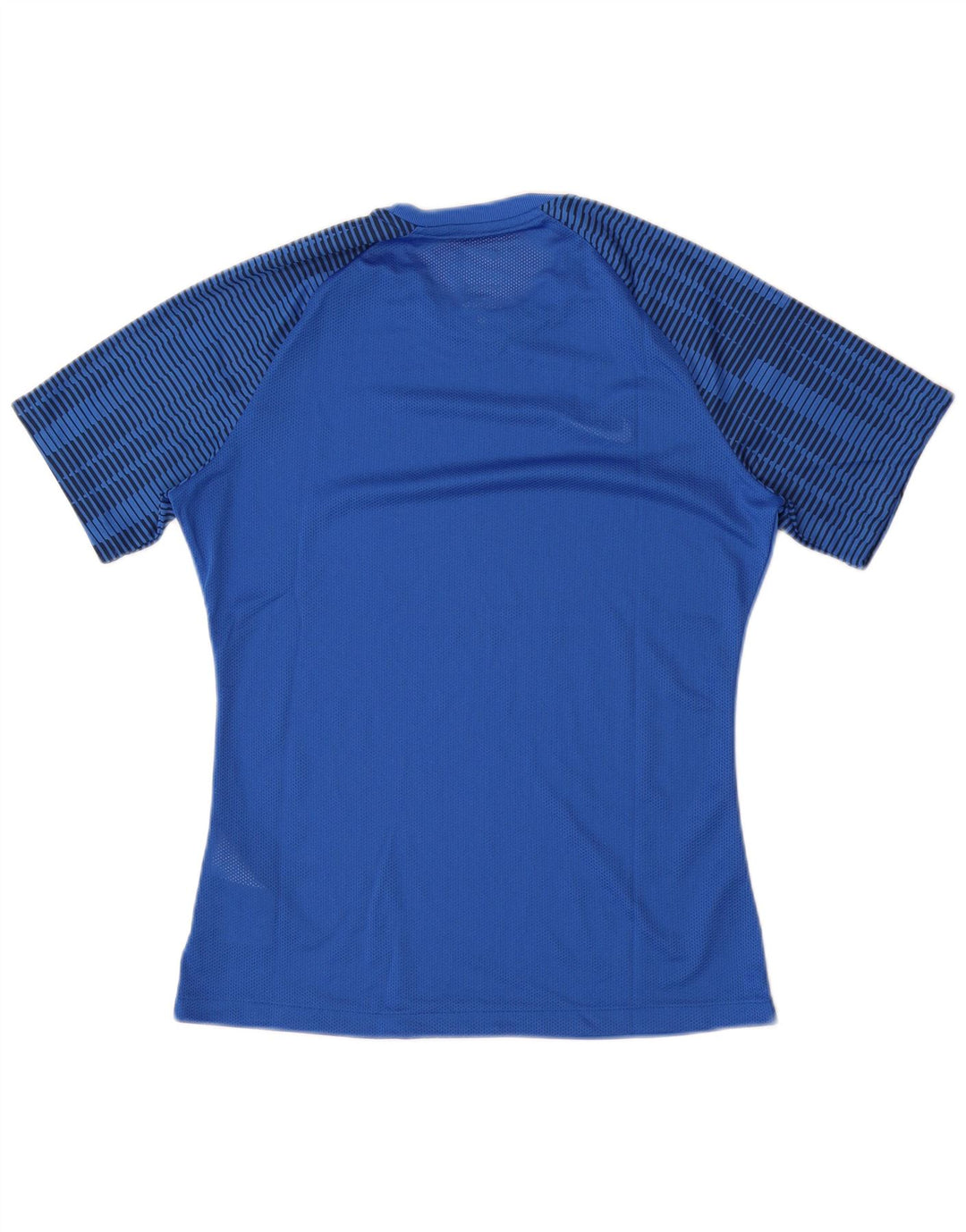Camiseta Nike Dri Fit Slim Fit para hombre Top poliéster a rayas azul medio