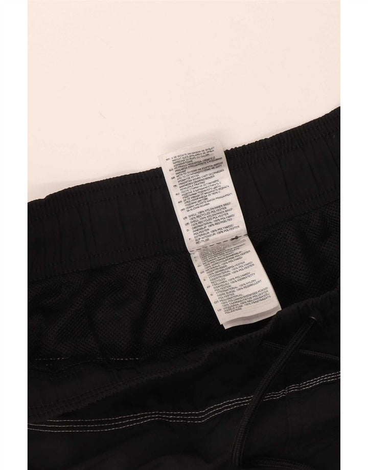 Adidas - Pantalones cortos deportivos para hombre, talla grande, poliéster negro