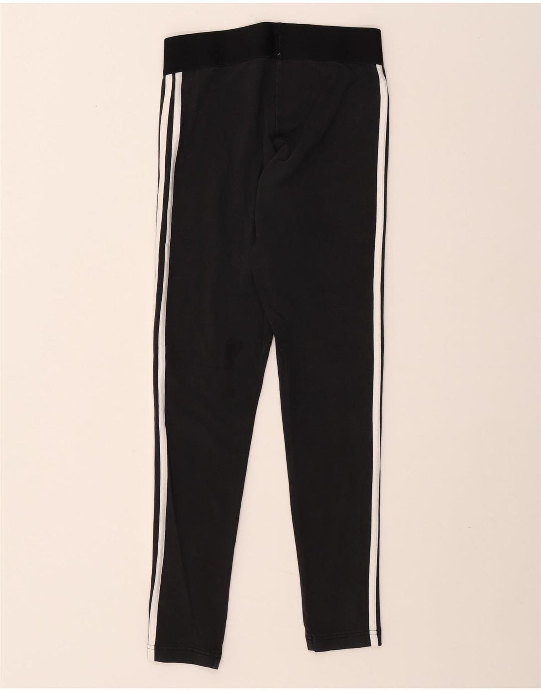 ADIDAS Leggings ajustados para mujer Reino Unido 8/10 Pequeño Algodón negro