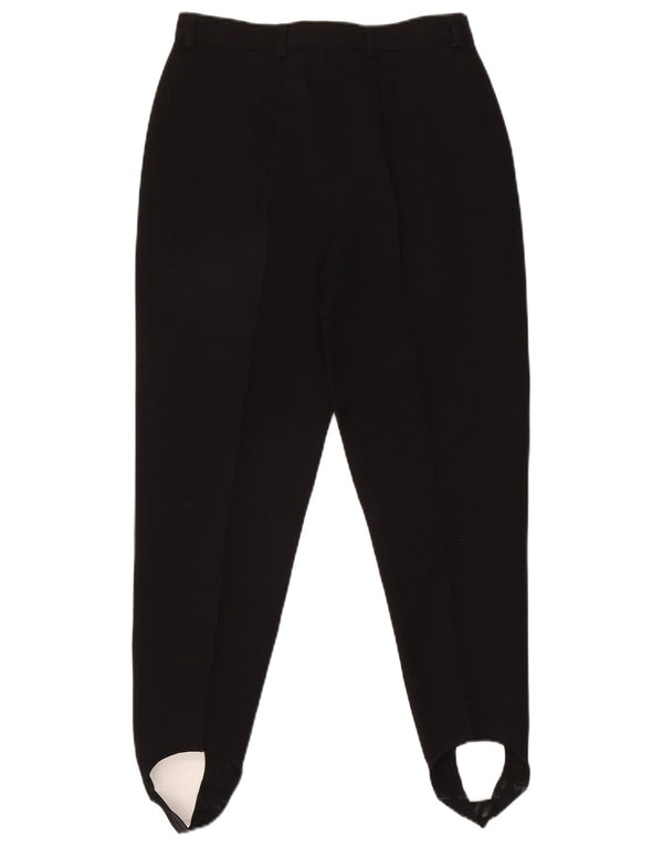Belfe & Pantalones casuales con estribo de cintura alta para mujer UK 18 XL W30 L26 Negro