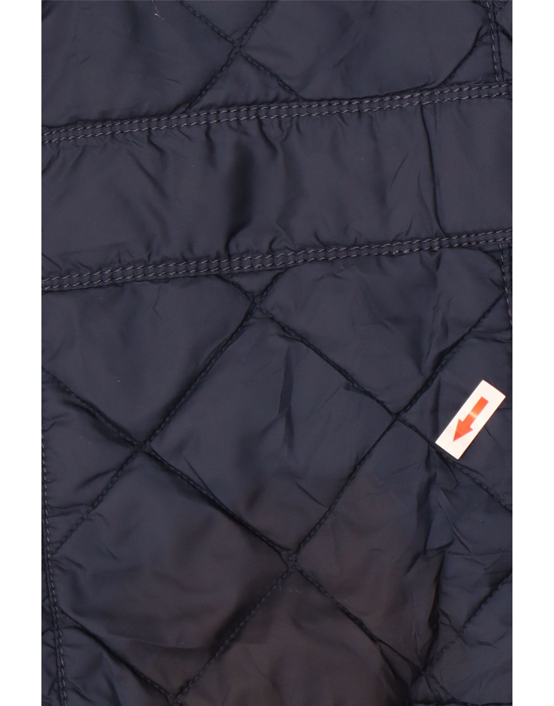 Zara Hombre Chaqueta Acolchada UK 38 Mediano Azul Marino Poliéster