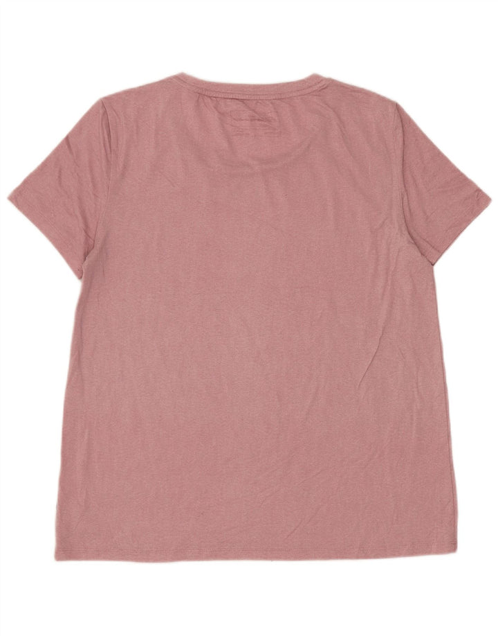 EDDIE BAUER Camiseta para mujer Top UK 10 Small Pink Poliéster