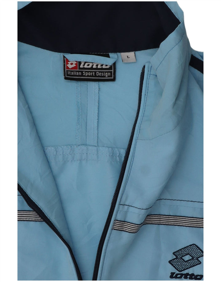 Lotto Mens Chándal Top Chaqueta Grande Azul