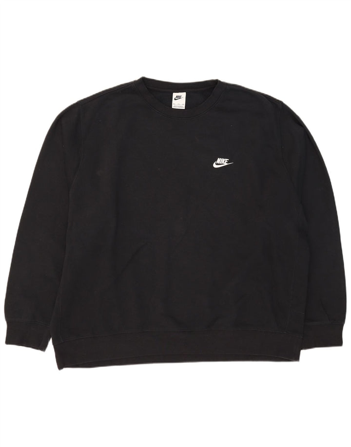 Nike - Sudadera para hombre (2XL, algodón), color negro