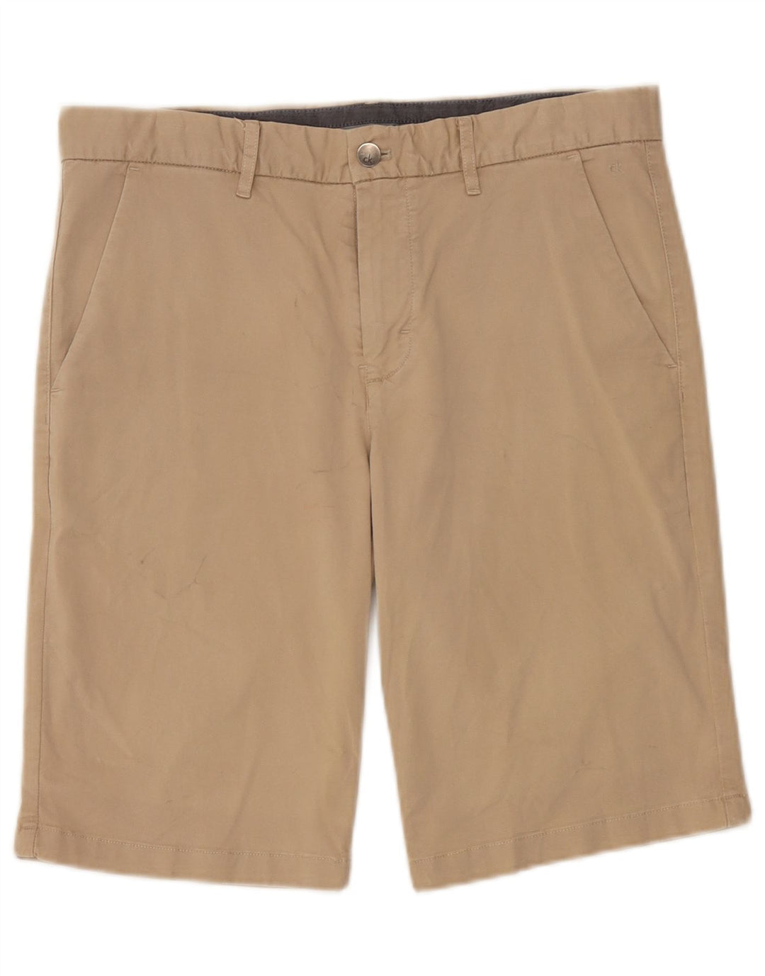 Pantalones cortos chinos Calvin Klein para hombre W32 Algodón beige medio