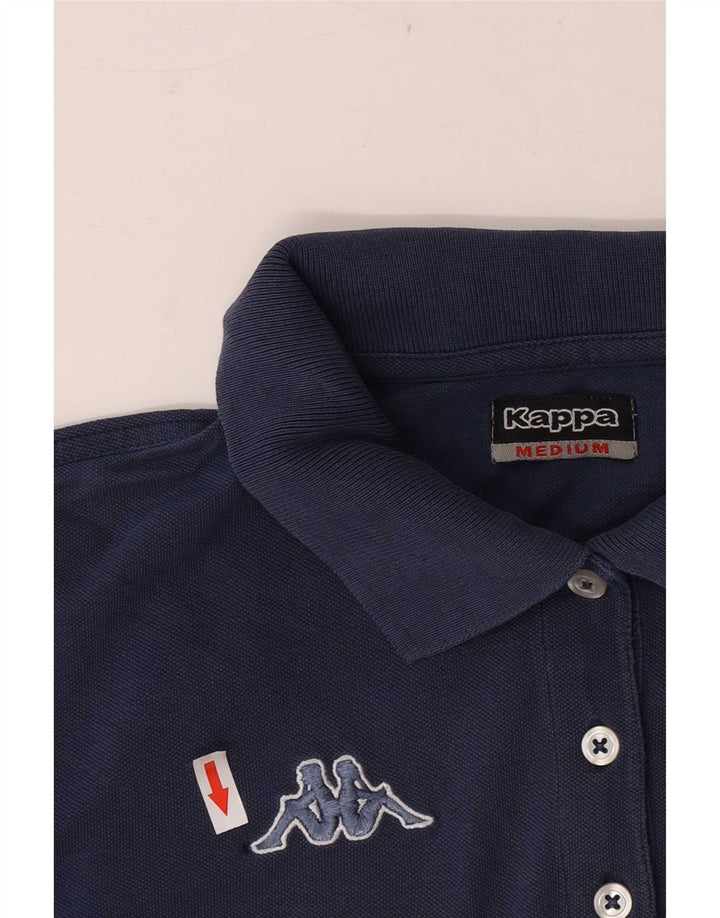Kappa Polo para mujer UK 12 Medium Azul marino Algodón