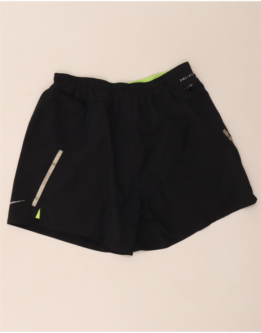 Nike - Pantalones cortos deportivos Dri Fit para hombre, talla 8, poliéster negro pequeño