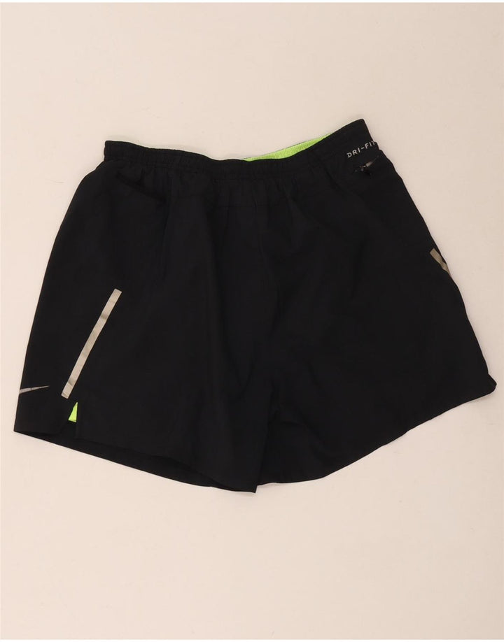 Nike - Pantalones cortos deportivos Dri Fit para hombre, talla 8, poliéster negro pequeño