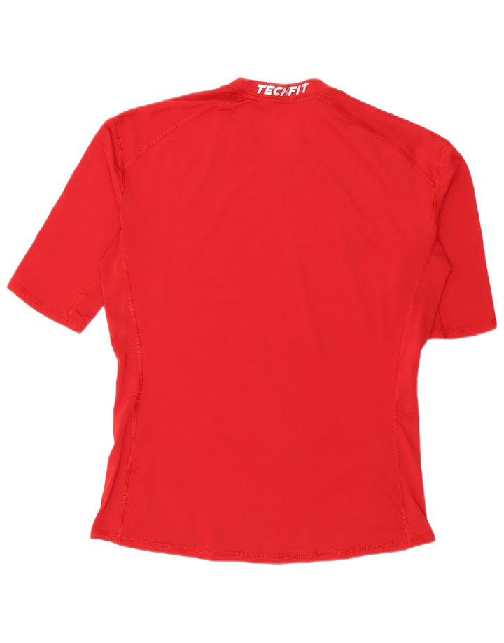 ADIDAS Hombre Climalite Camiseta Top XL Poliéster Rojo