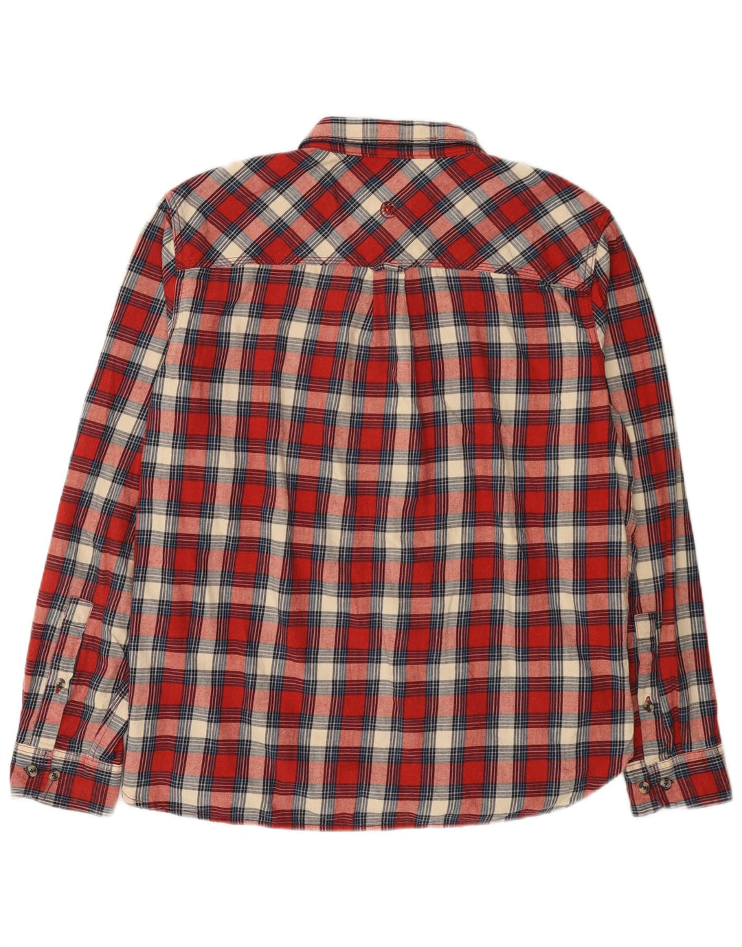 Camisa de franela de corte regular para hombre de Fat Face XL de algodón a cuadros rojos