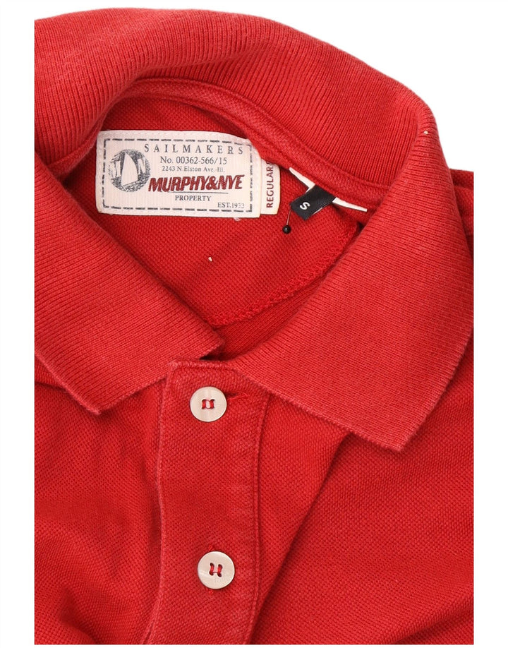 Murphy & Nye Polo para hombre pequeño rojo