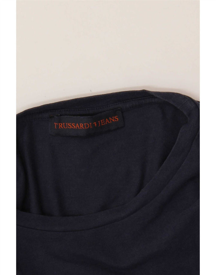Camiseta Hombre Trussardi Jeans Top Small Azul Marino