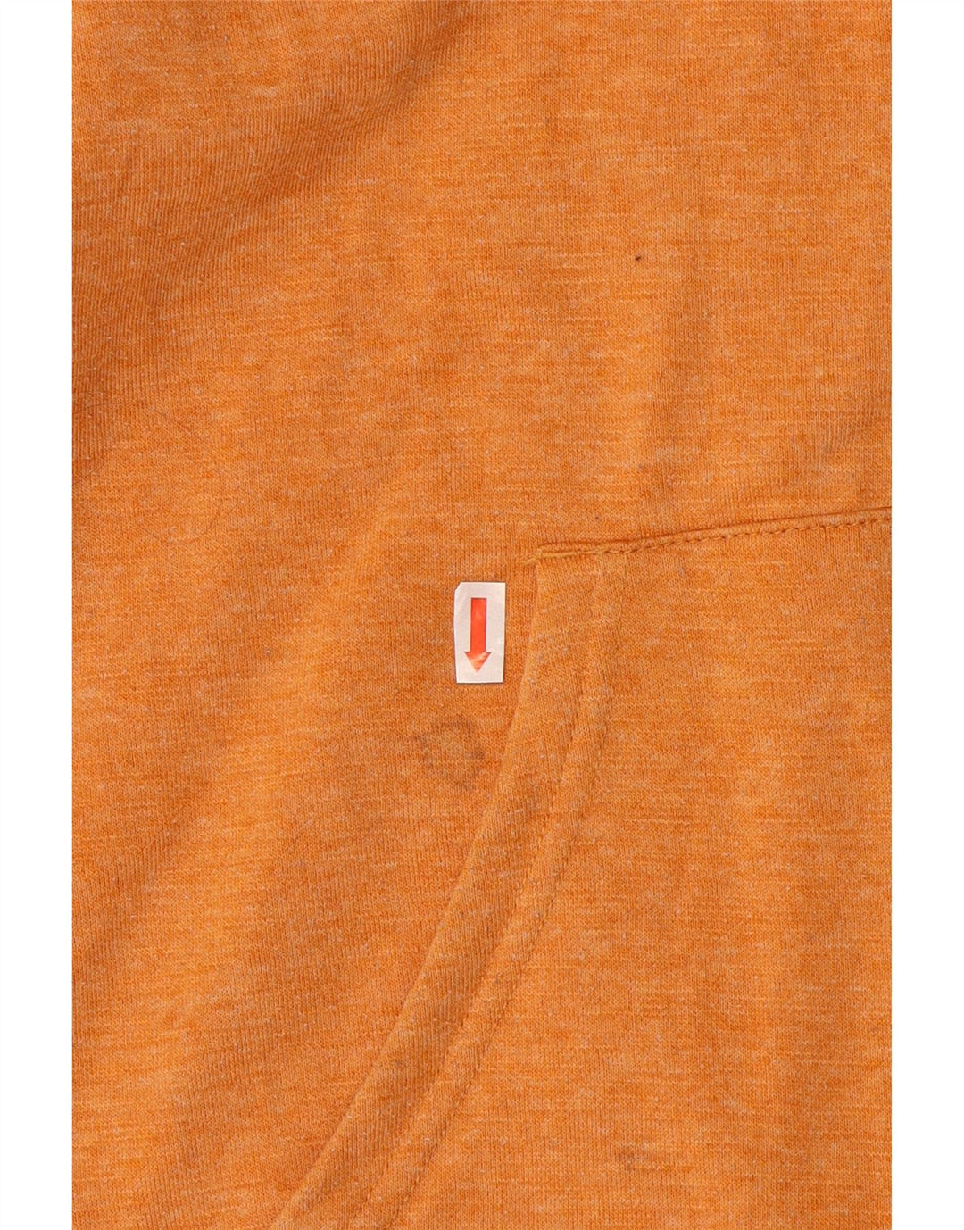 QUIKSILVER Suéter con capucha y cremallera para mujer UK 40 Grande Naranja Colorblock Algodón