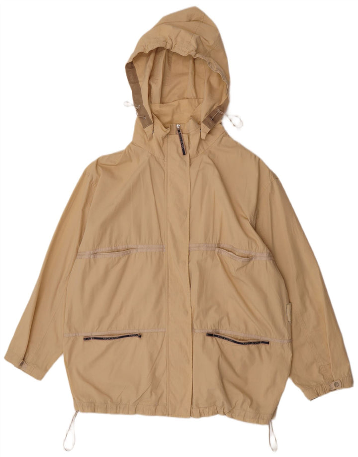 Krizia Jeans Chaqueta utilitaria extragrande para mujer Reino Unido 40 Grande Algodón amarillo