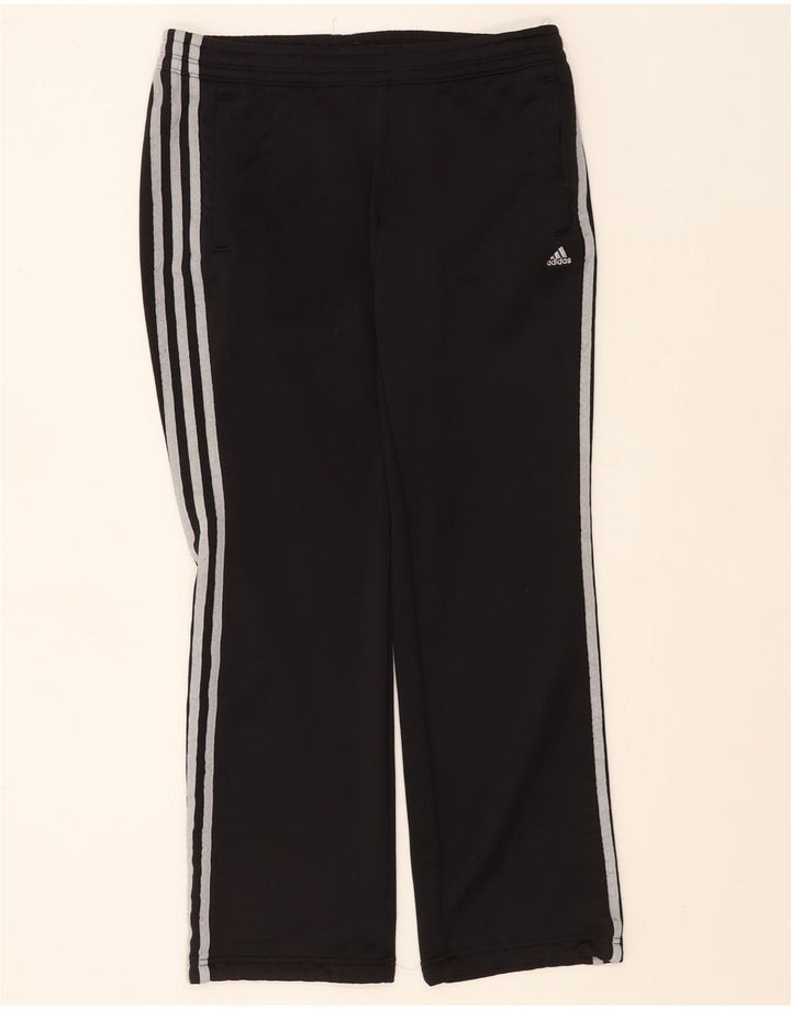 Adidas Pantalones de chándal para mujer UK 8/10 Small Negro Poliéster