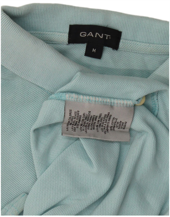 GANT Mens Polo Shirt Medium Blue Cotton