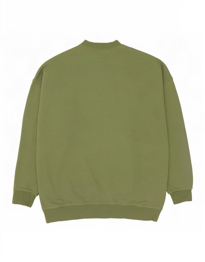 Nike Hombre Loose Fit Sudadera Jumper Small Verde Algodón