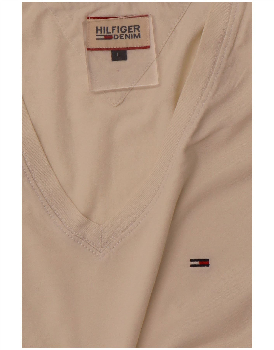 TOMMY HILFIGER Camiseta para hombre Top Large White