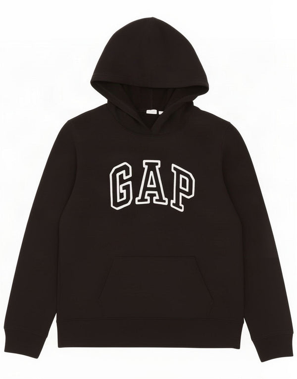 Gap Sudadera con capucha gráfica para mujer UK 44 Mediana Algodón negro