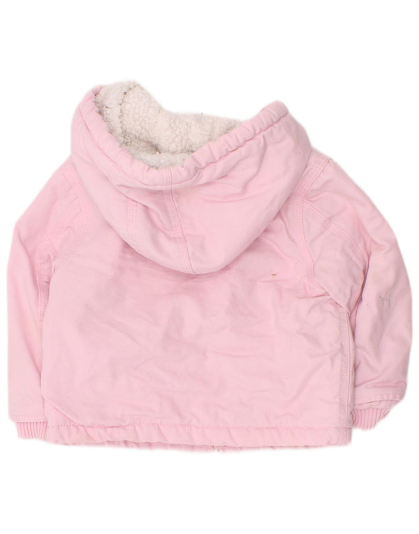 Carhartt Chaqueta cortavientos con capucha para bebé niña 12-18 meses Algodón rosa