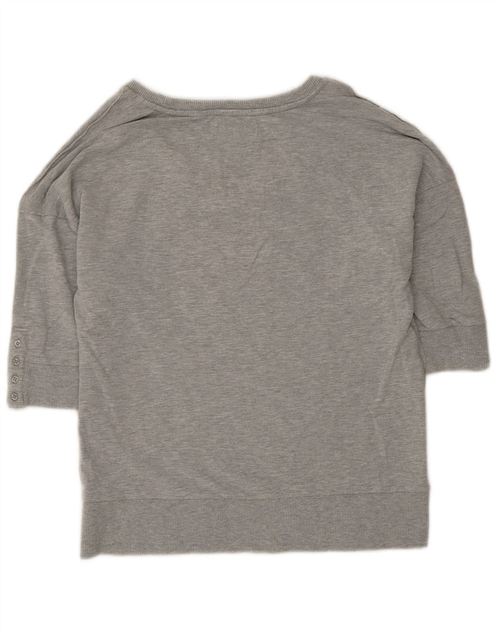 Ted Baker Sudadera gráfica de manga corta para mujer, talla 3, color gris medio