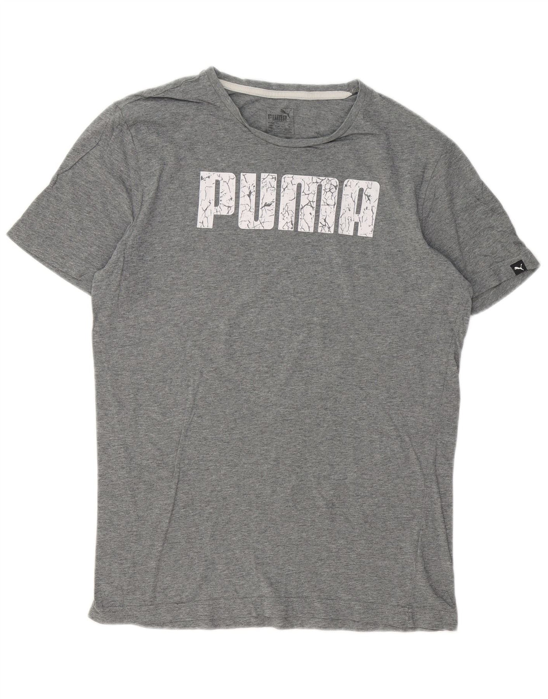 PUMA Camiseta gráfica para hombre Top gris medio