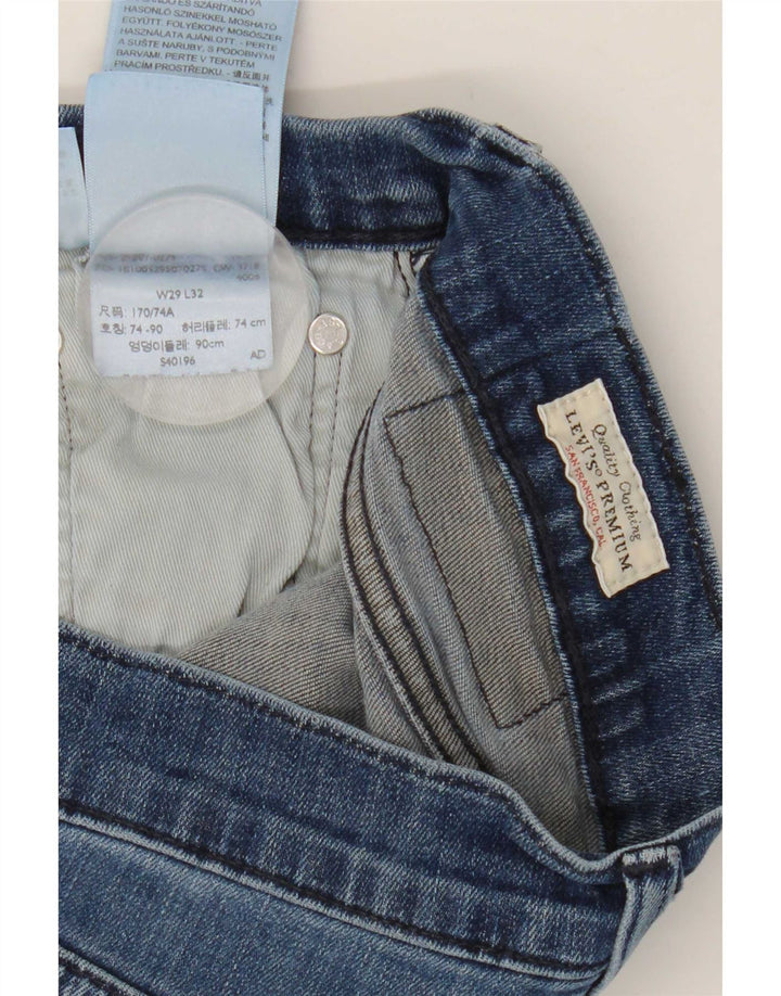 Vaqueros Levi's Mujer Slim W29 L29 Algodón Azul