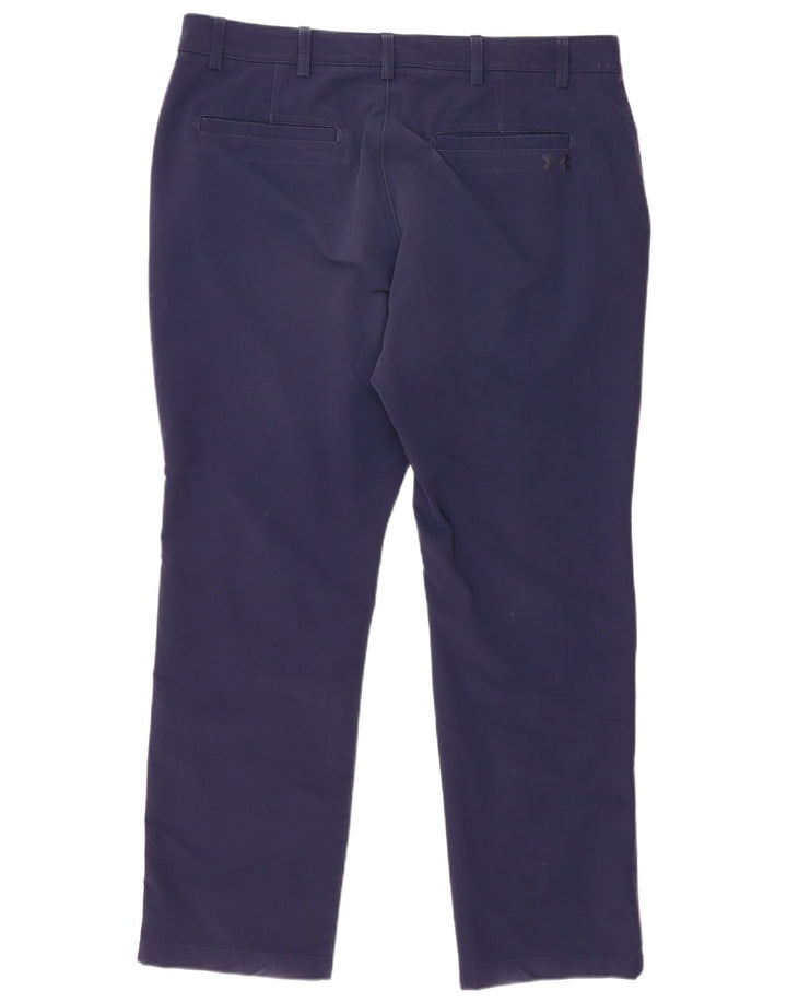 Under Armour Pantalón chino recto para hombre W40 L32 Poliéster azul marino
