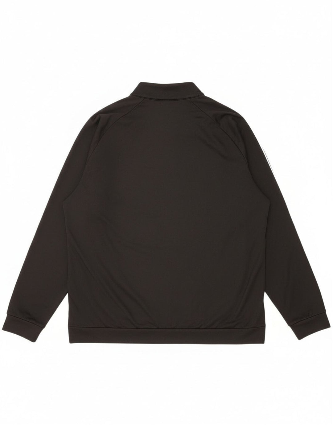 Adidas Hombre Zip Neck Sudadera Jumper XL Negro Poliéster