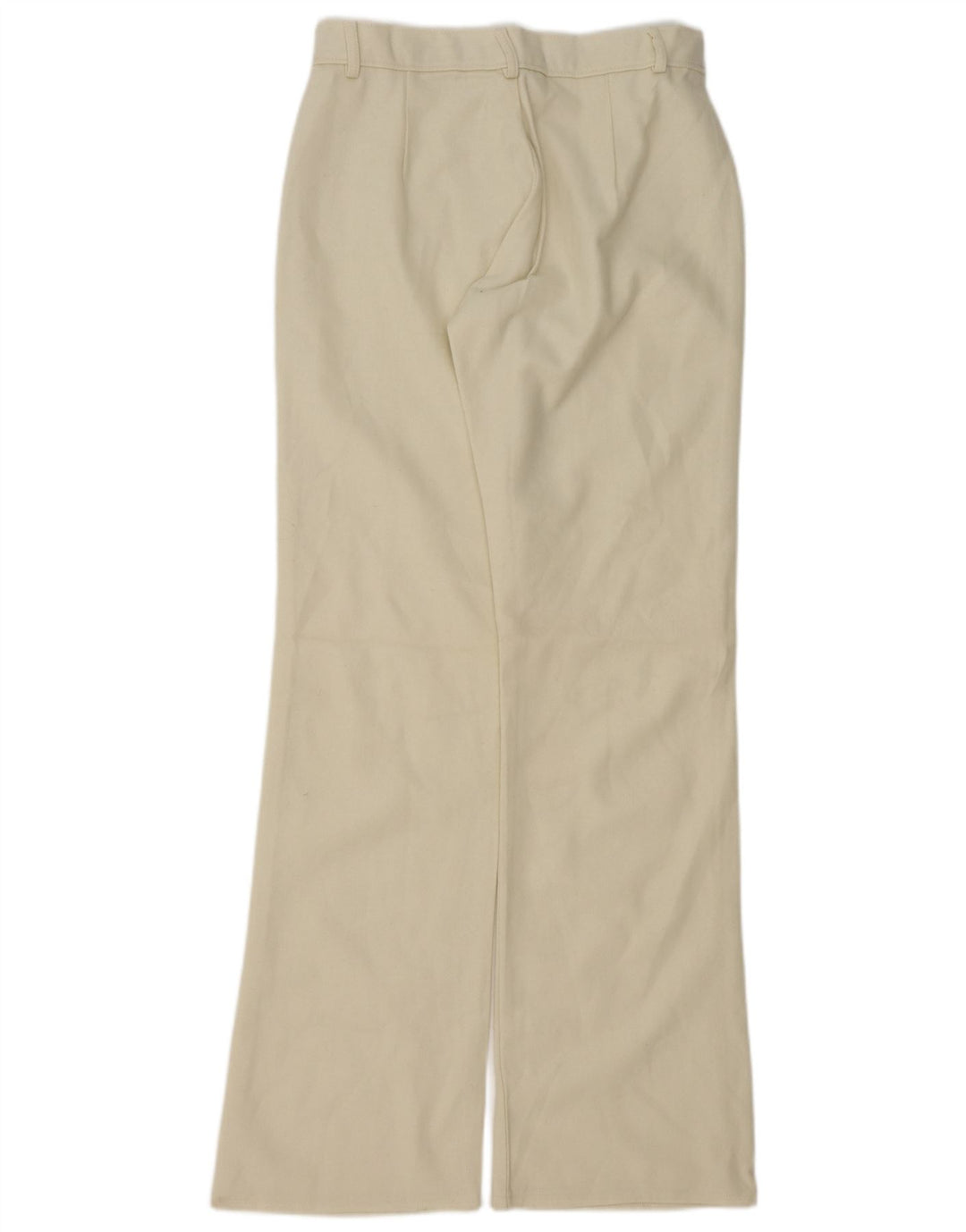 Pantalones casuales vintage con corte de bota para mujer W30 L34 Off White