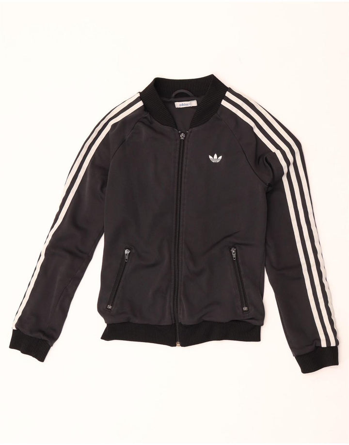 Adidas Chaqueta de chándal para mujer EU 34 XS Nylon negro