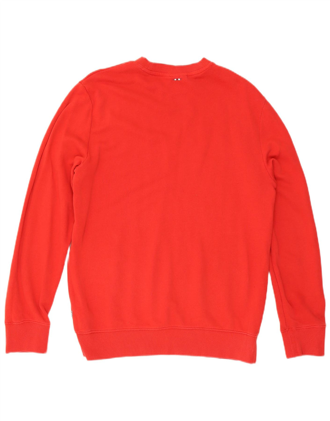 Napapijri Hombre Sudadera Gráfica Jumper Medium Rojo Algodón