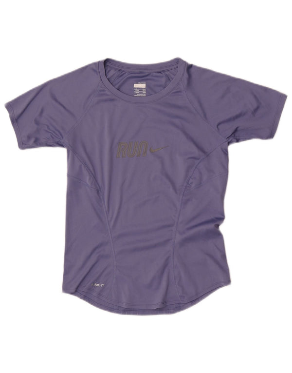Nike Camiseta gráfica para mujer UK 6/8 XS Azul marino