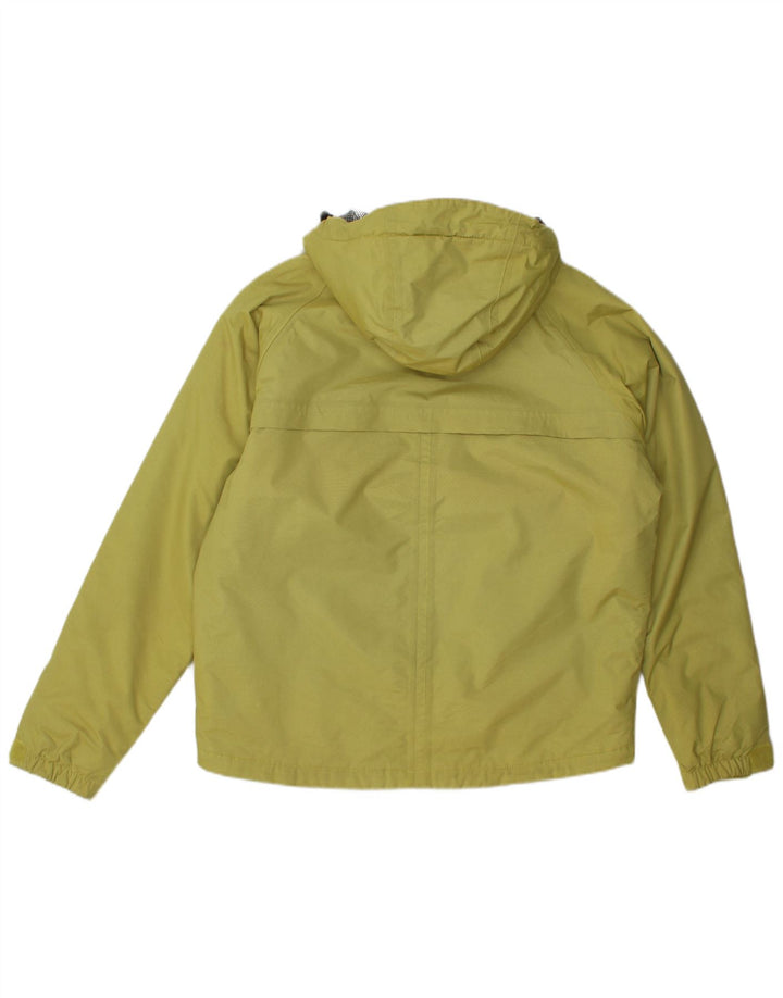 Slam Chaqueta cortavientos con capucha y gráfico para hombre UK 38 Medium Yellow Nylon
