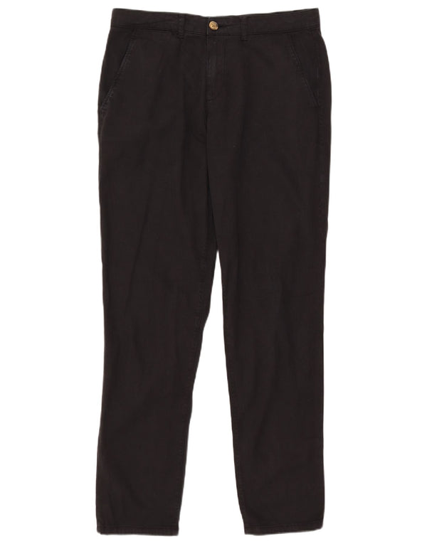 Zara Mujer Pantalón Chino Slim EU 36 XS W26 L28 Negro