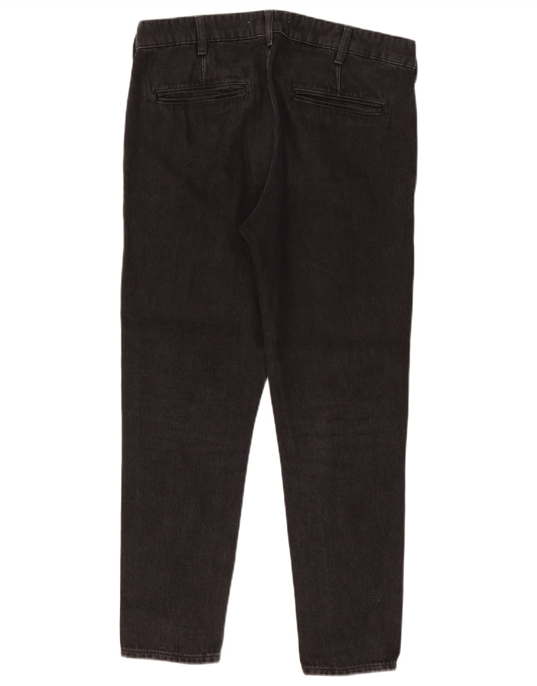 ZARA Vaqueros ajustados para hombre EU 42 Large W32 L27 Algodón negro