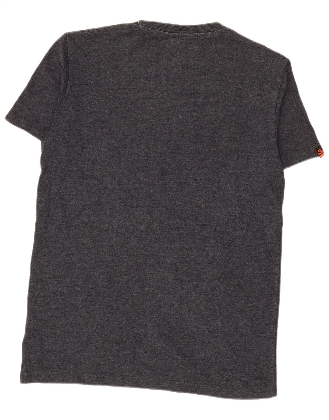 SUPERDRY Camiseta gráfica para hombre Top de algodón gris medio