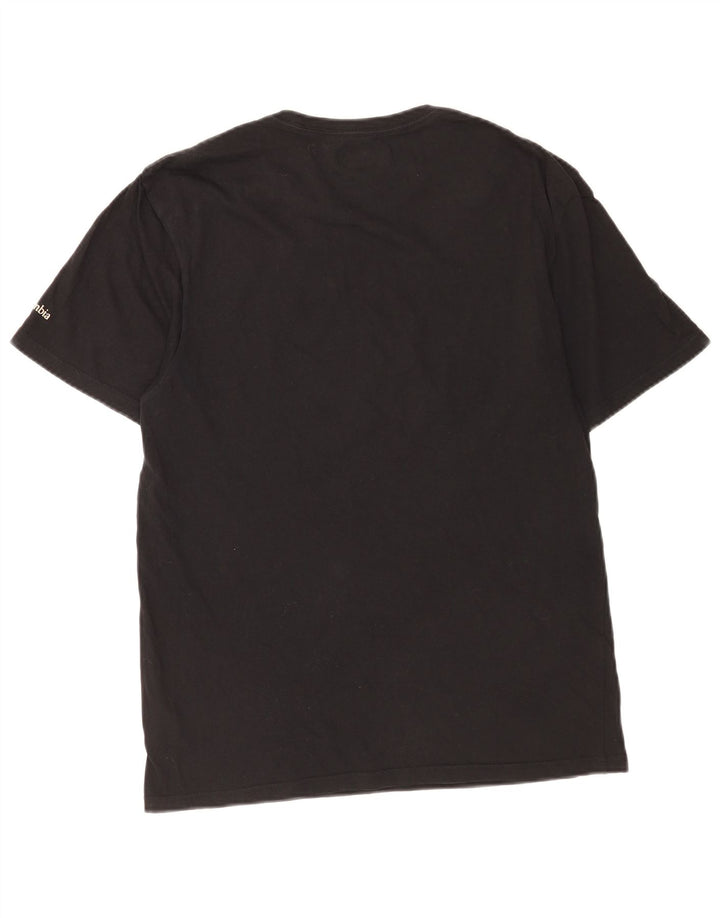 Camiseta Columbia Hombre Top Medium Negro Algodón