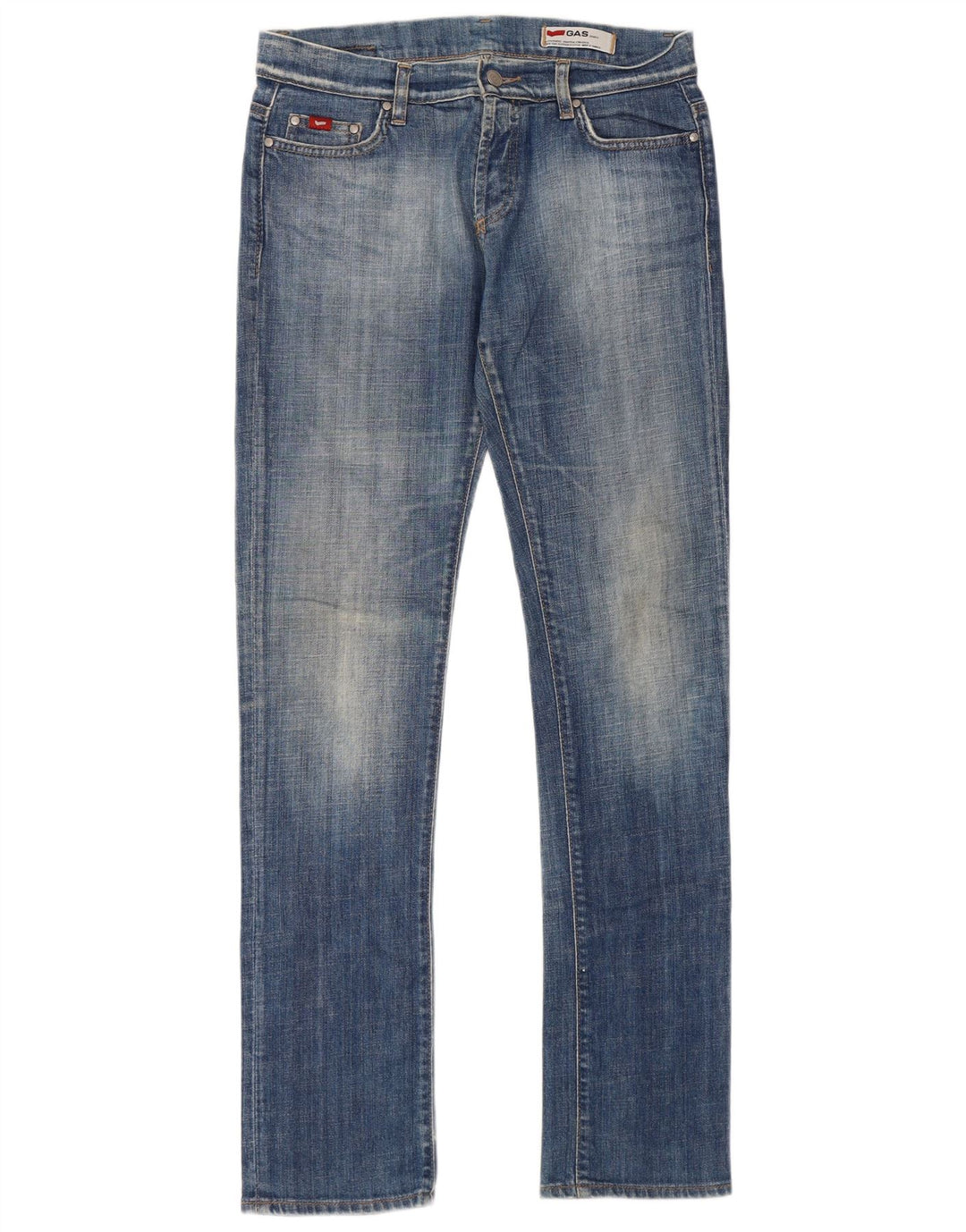 Vaqueros Slim Mujer Gas W31 L34 Algodón Azul