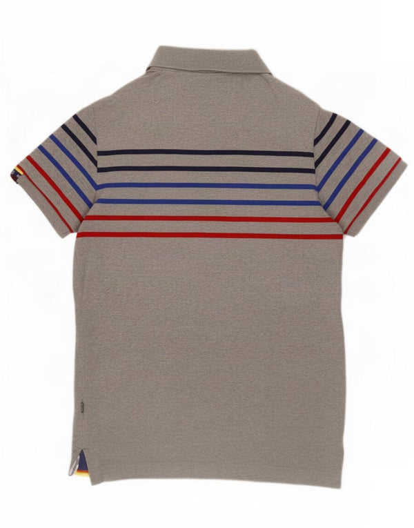 Polo Superdry De Algodón A Rayas Gris Medio Para Hombre