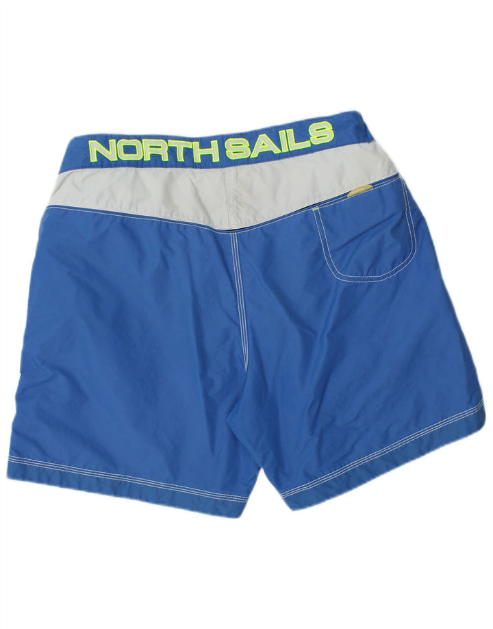 North Sails Hombre Bañador Gráfico De Poliamida Color Block Azul Medio