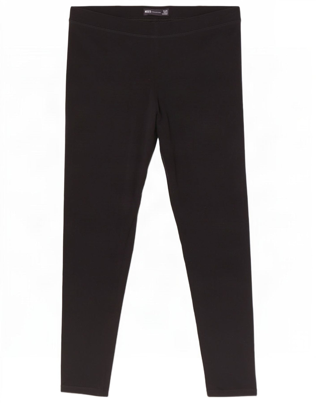 Marks & Spencer Leggings para mujer Reino Unido 12 Mediano Algodón negro