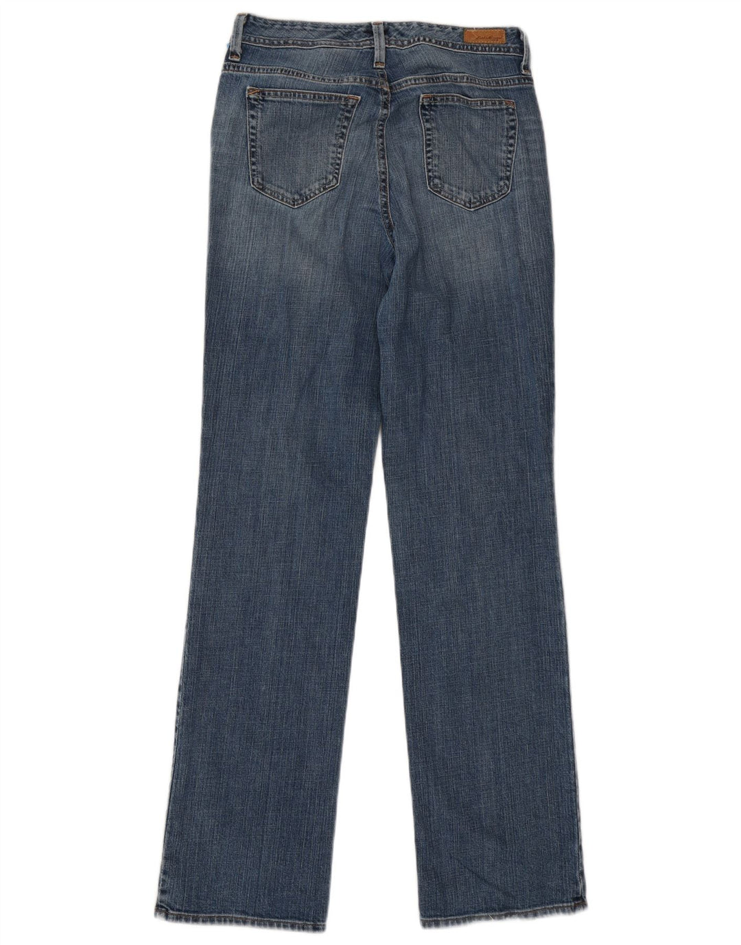 Eddie Bauer Jeans rectos para mujer US 6 Medium W31 L34 Algodón azul