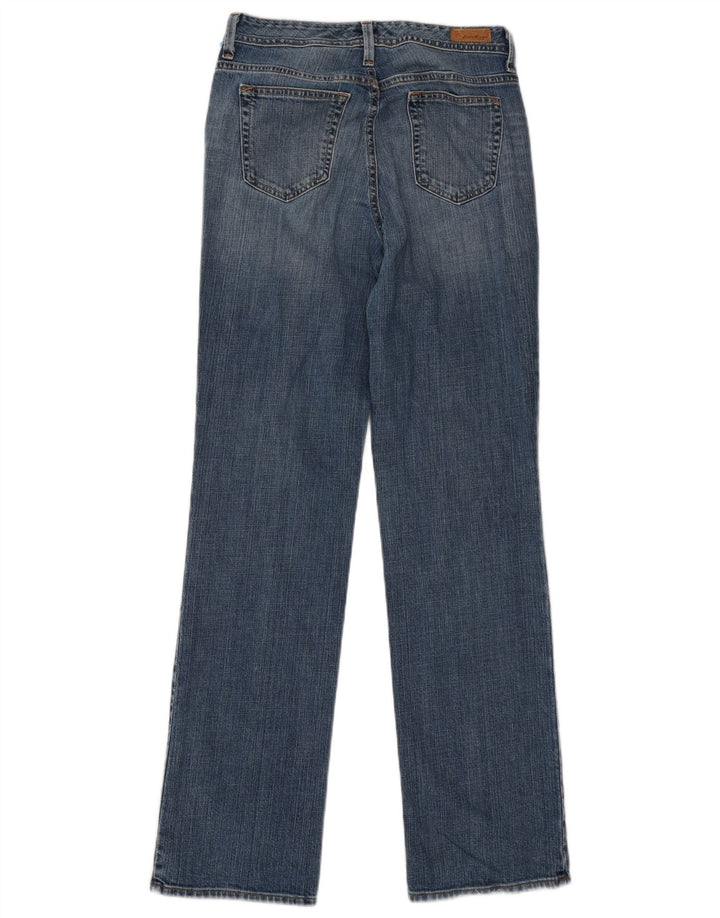 Eddie Bauer Jeans rectos para mujer US 6 Medium W31 L34 Algodón azul