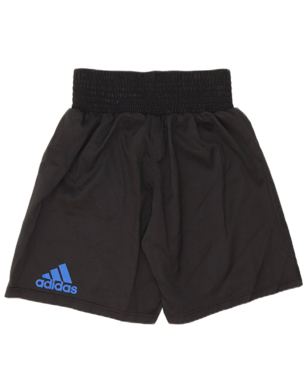Adidas Hombre Boxeo Deporte Pantalones Cortos Pequeños Negro Poliéster Deportes
