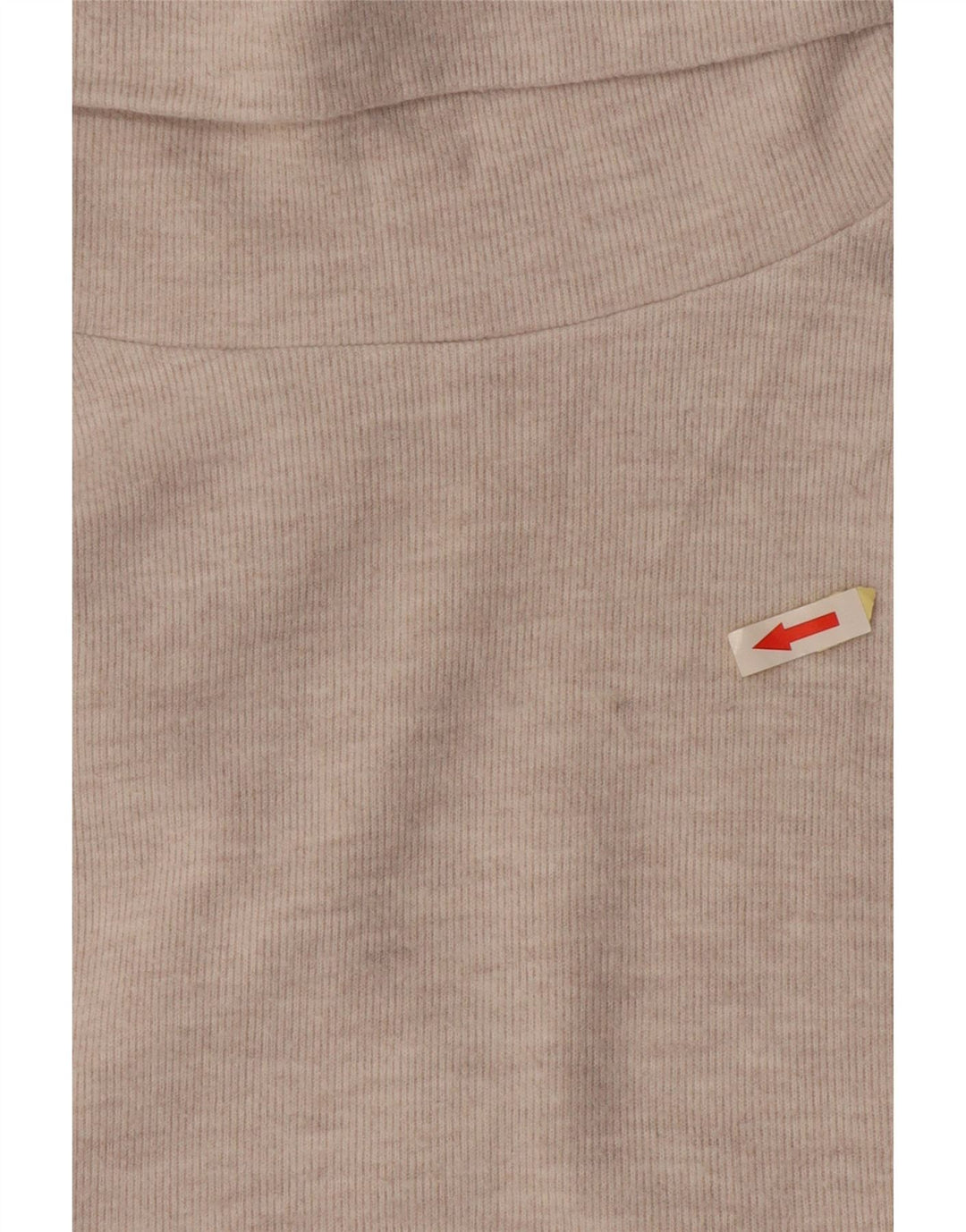 Zara Blusa sin mangas con cuello vuelto para mujer UK 10 Small White