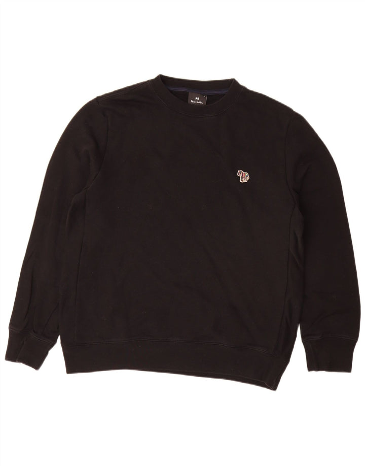 Paul Smith Hombre Sudadera Jumper Grande Algodón Negro