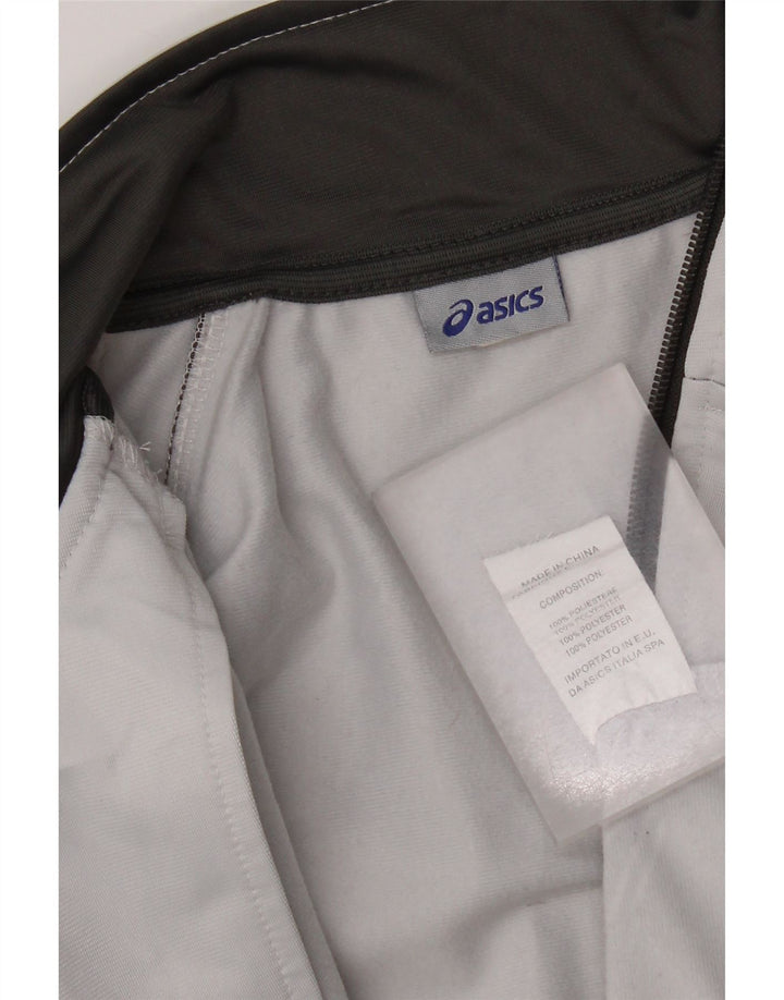 Asics - Chaqueta de chándal para mujer, talla 40, XL, poliéster gris